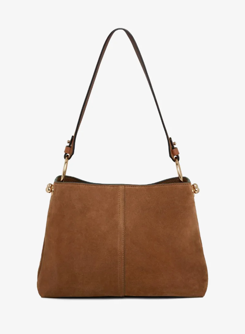 Strathberry Lana Hobo Bag in Suede Finish